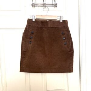 NWT  Banana Republic Corduroy Mini Skirt